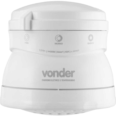 Ducha 3T 5400W/127V Branca Vonder