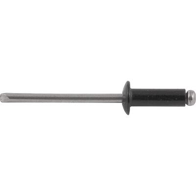 Rebite Alumínio Preto 3,2x12mm 312 com 1000 peças Vonder