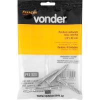 Parafuso Sextavado Rosca Soberba 1/4''x40mm 4 peças Vonder - 2
