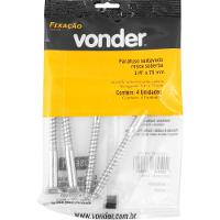 Parafuso Sextavado Rosca Soberba 1/4x75mm c/ 4 peças Vonder - 2