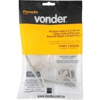 Parafuso Madeira Phillips 4,2x55mm c Bucha Nylon Fly2 Vonder - 2