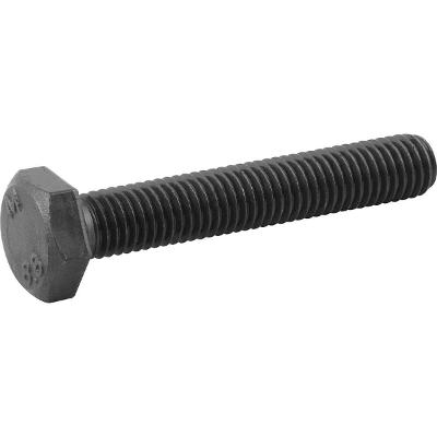 Parafuso Sextavado Vonder  10x60mm 8.8 MA DIN933 Rosca Grossa Oxidado Preto 100 Unidades Caixa