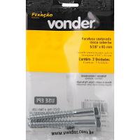 Parafuso Sextavado Rosca Soberba 5/16''x65mm 2 peças Vonder - 3