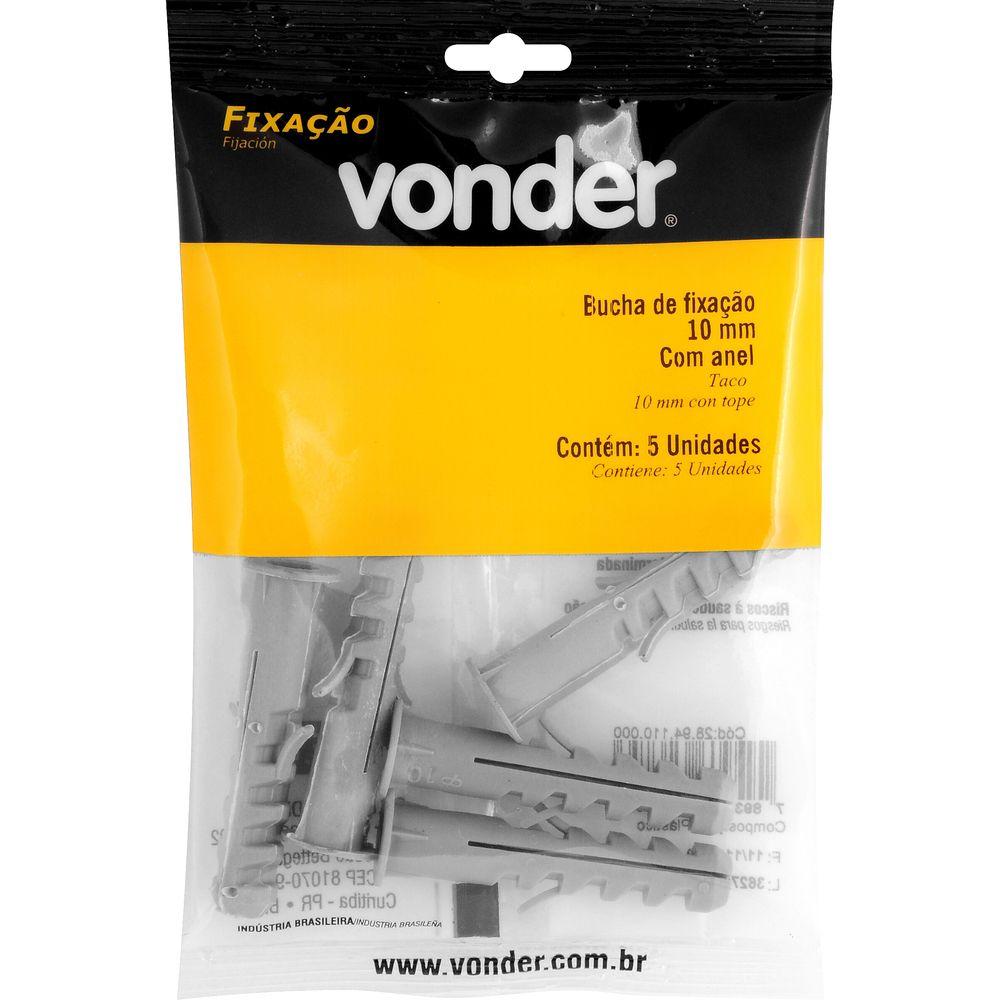 Bucha de Fixação 10 mm com Anel com 5 peças Vonder - 3