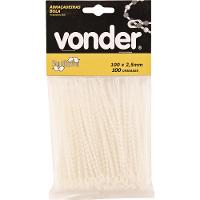 Abraçadeira de Nylon Tipo Bola 100 mm com 100 peças Vonder - 4