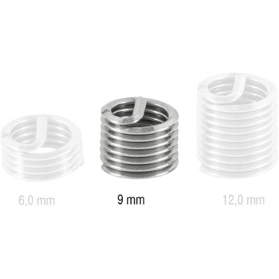 Inserto Roscado M6 x 9 mm com 10 peças Vonder