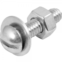 Parafuso Máquina.Inox 1/4"1.1/2"Rd+Po+Ar Com 4 Vonder - 2