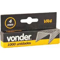 Grampo 4mm reto p/ grampeador manual c/ 1000 pç vr-4 Vonder - 2