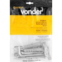 Escápula e Bucha Plástica com Anel 8,0 mm com 5 peças Vonder - 2