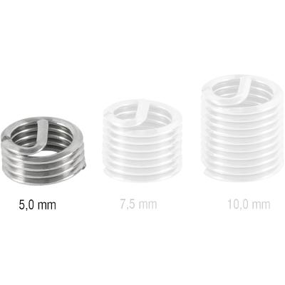 Inserto Roscado M5 x 5 mm com 10 peças Vonder