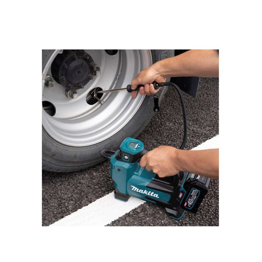 Compressor de Ar Portátil Sem Fio 40V 161PSI Ideal Pneus SUVs Carro Moto Bicicleta MP001GZ Makita - 10