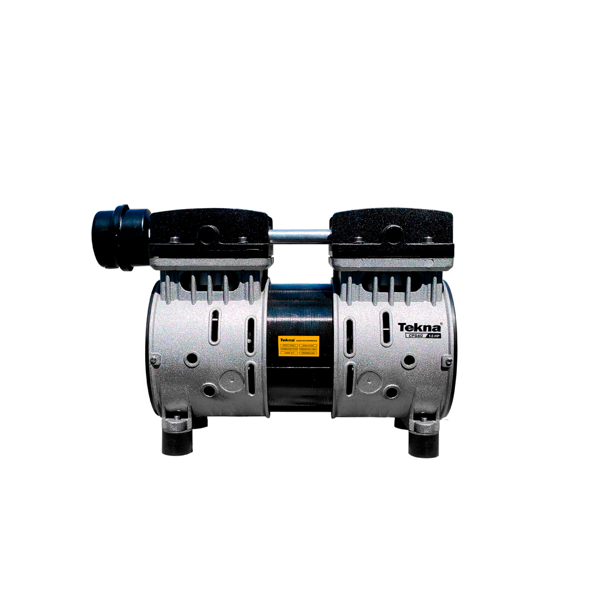 Compressor de Ar Silencioso 1,5Hp Isento de Oleo Cps60 220V/60Hz Sem Reservatorio Motor Elétrico Tekna - 2