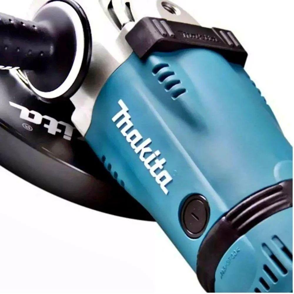 Esmerilhadeira Angular 230Mm Industrial 2500W Com Chave de Pino e Punho GA9040S 127V Makita - 8