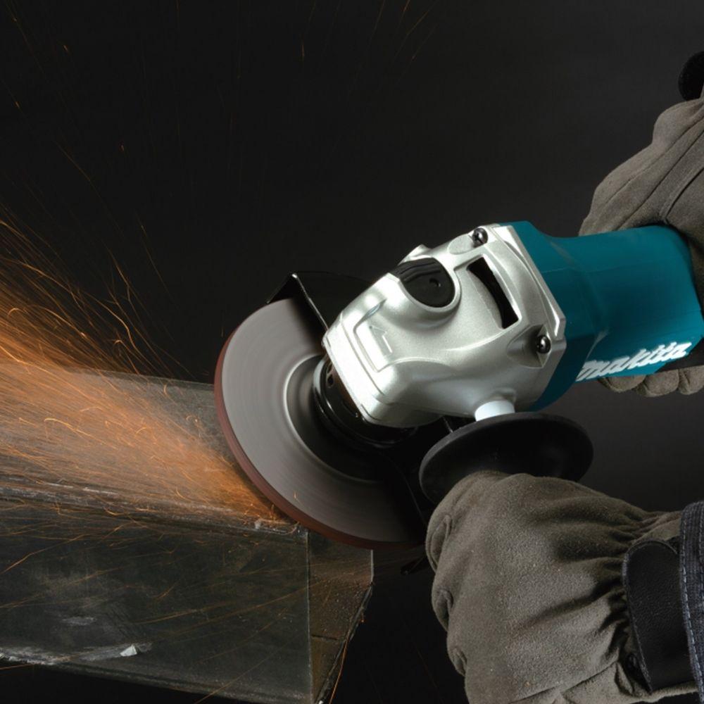 Esmerilhadeira Angular 115Mm Industrial 1300W Com Flange Punho Chave Protetor GA4550 127V Makita - 7