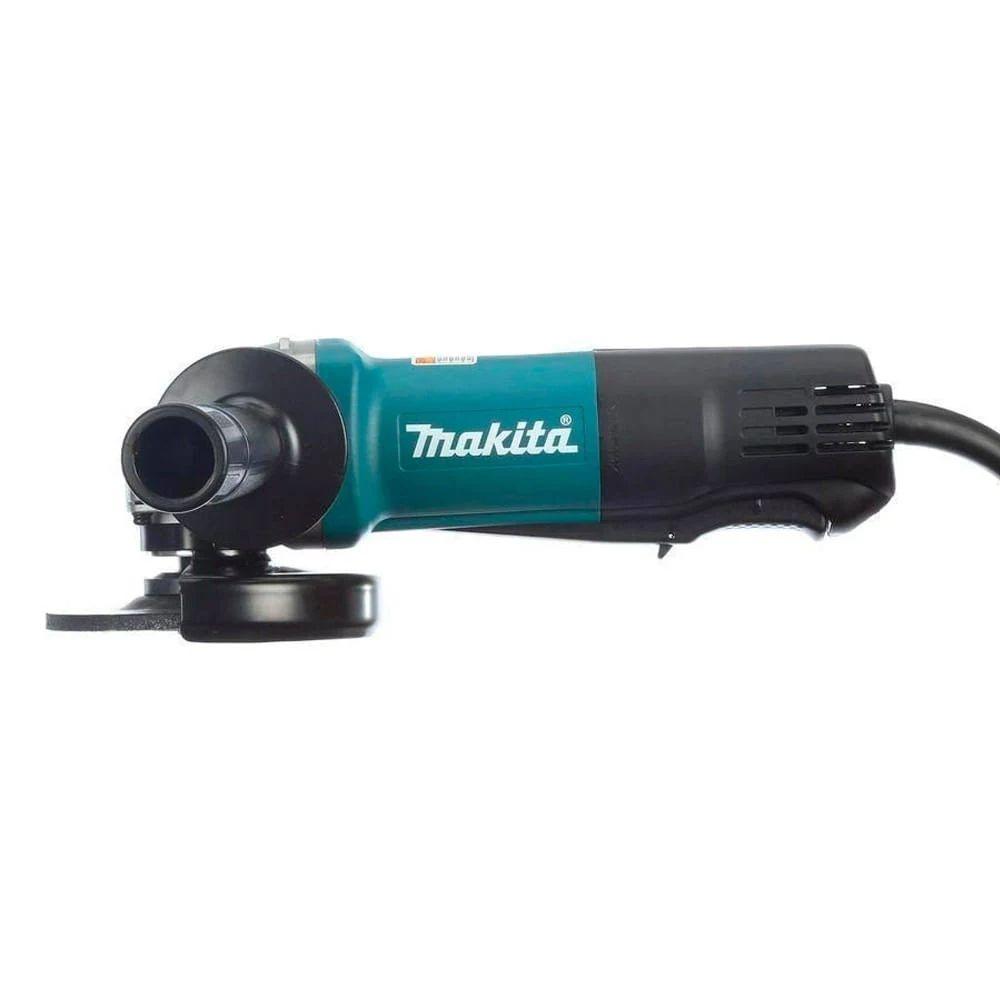 Esmerilhadeira Angular 115Mm Industrial 1100W Chave de Pino Punho Lateral 9564P 220V Makita - 4