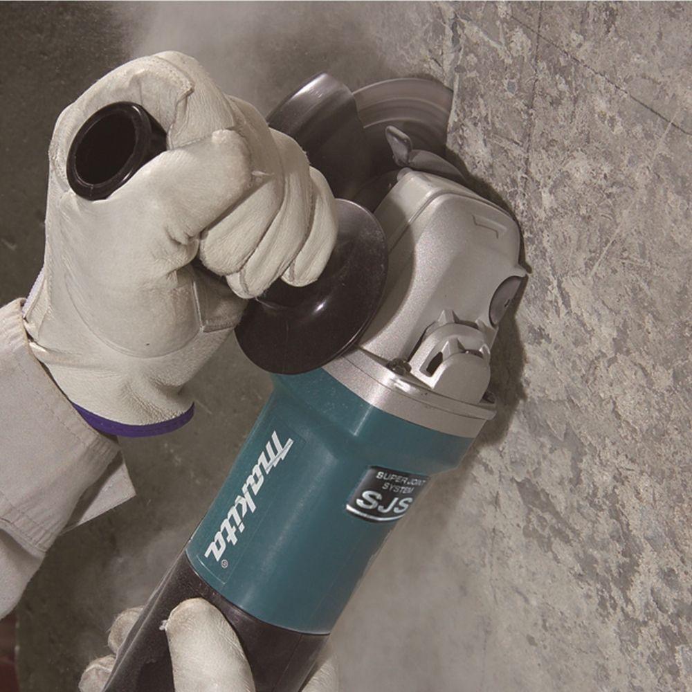 Esmerilhadeira Angular 115Mm Industrial 1100W Chave de Pino Punho Lateral 9564P 220V Makita - 8