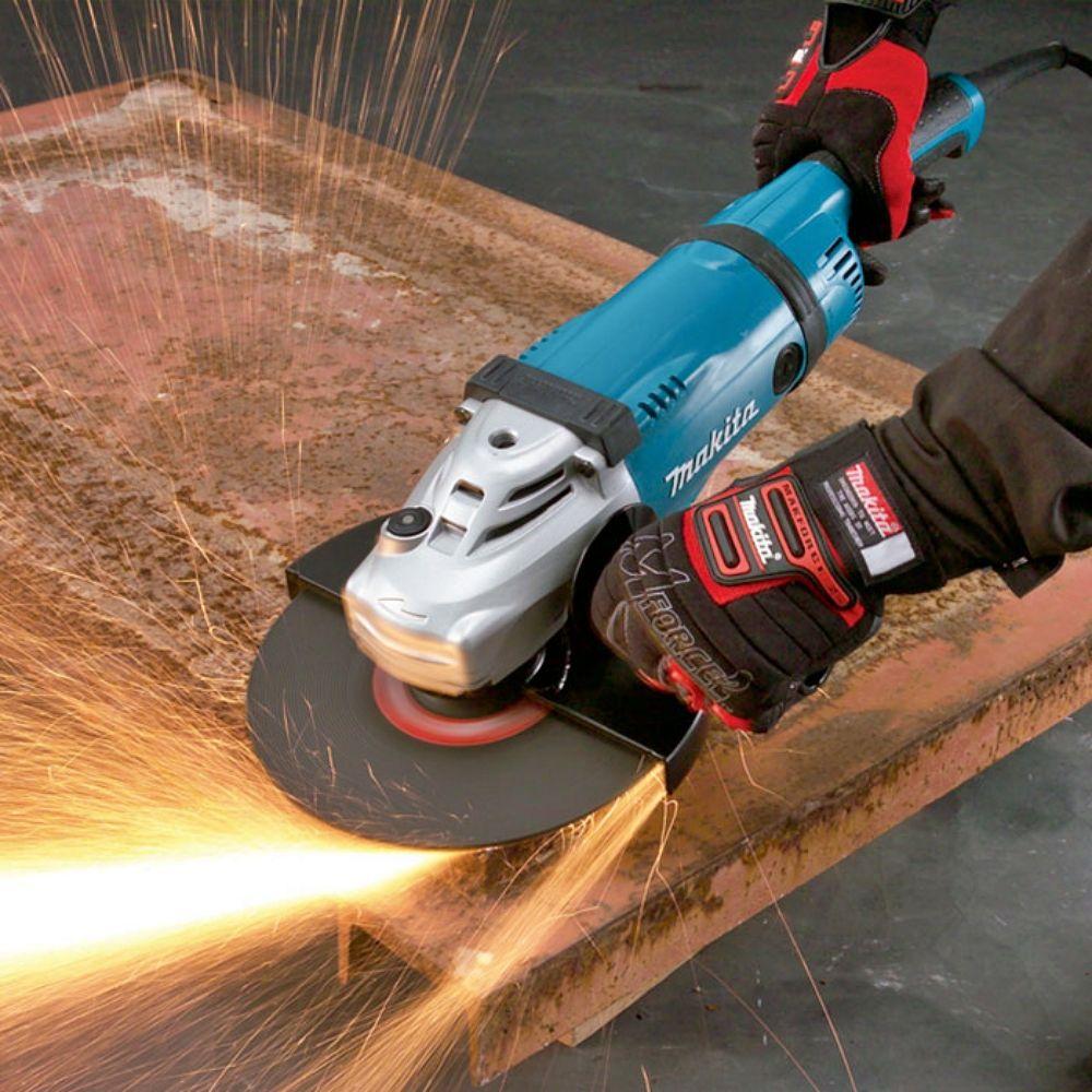 Esmerilhadeira Angular 180mm 7'' 2600W Metal 8500 RPM com Chave de Pino Punho GA7040S 220V Makita - 10