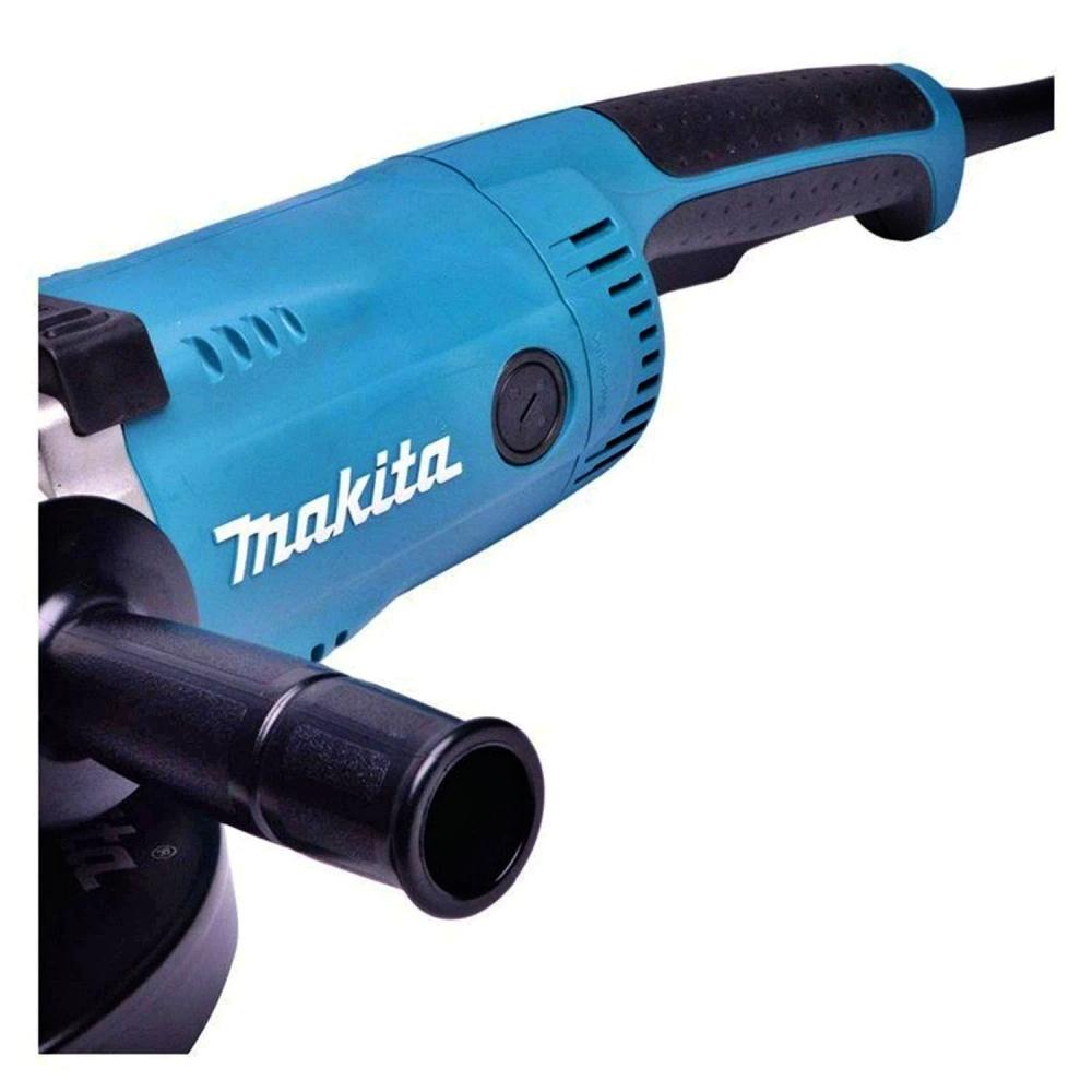 Esmerilhadeira Angular 180mm 2200W Metal 8500 RPM com Chave de Pino Punho Lateral GA7020 220V Makita - 7