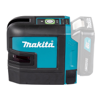Nivelador Laser de Linhas Cruzadas 25 M Sem Bateria Sem Carregador SK105GDZ Makita - 5