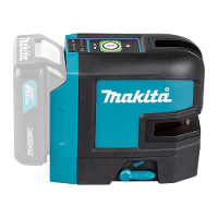 Nivelador Laser de Linhas Cruzadas 25 M Sem Bateria Sem Carregador SK105GDZ Makita - 6