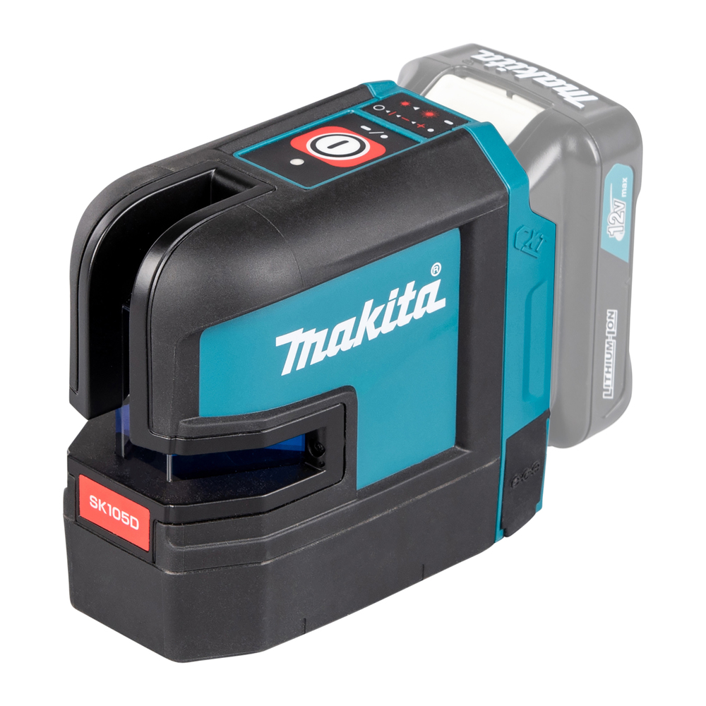 Nivelador Laser de Linhas Cruzadas 25 M Sem Bateria Sem Carregador SK105DZ Makita - 1