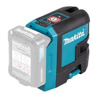 Nivelador Laser de Linhas Cruzadas 25 M Sem Bateria Sem Carregador SK105DZ Makita - 3