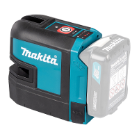 Nivelador Laser de Linhas Cruzadas 25 M Sem Bateria Sem Carregador SK105DZ Makita