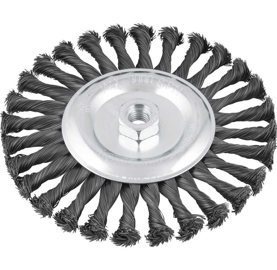 Escova circular torcida 7x1/2" rosca m14 9000rpm Vonder - 1