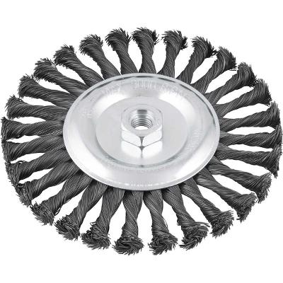 Escova circular torcida 7x1/2" rosca m14 9000rpm