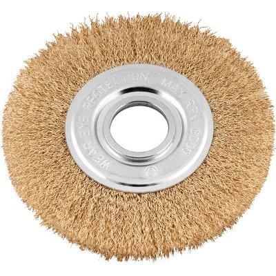 Escova circular ondulada 6"x1/2" furo 1.1/4" 6000rpm Vonder
