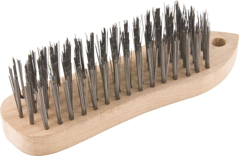 Escova manual sem cabo aço carbono cepa madeira Vonder - 1