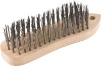 Escova manual sem cabo aço carbono cepa madeira Vonder - 1