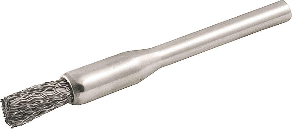 Escova pincel 4mm inox c/ haste p/ microrretífica Vonder - 1
