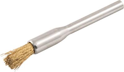 Escova pincel 4mm latão c/ haste p/ microrretífica Vonder