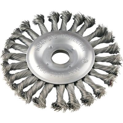 Escova circular torcida 7x1/2" furo 7/8" 9000rpm