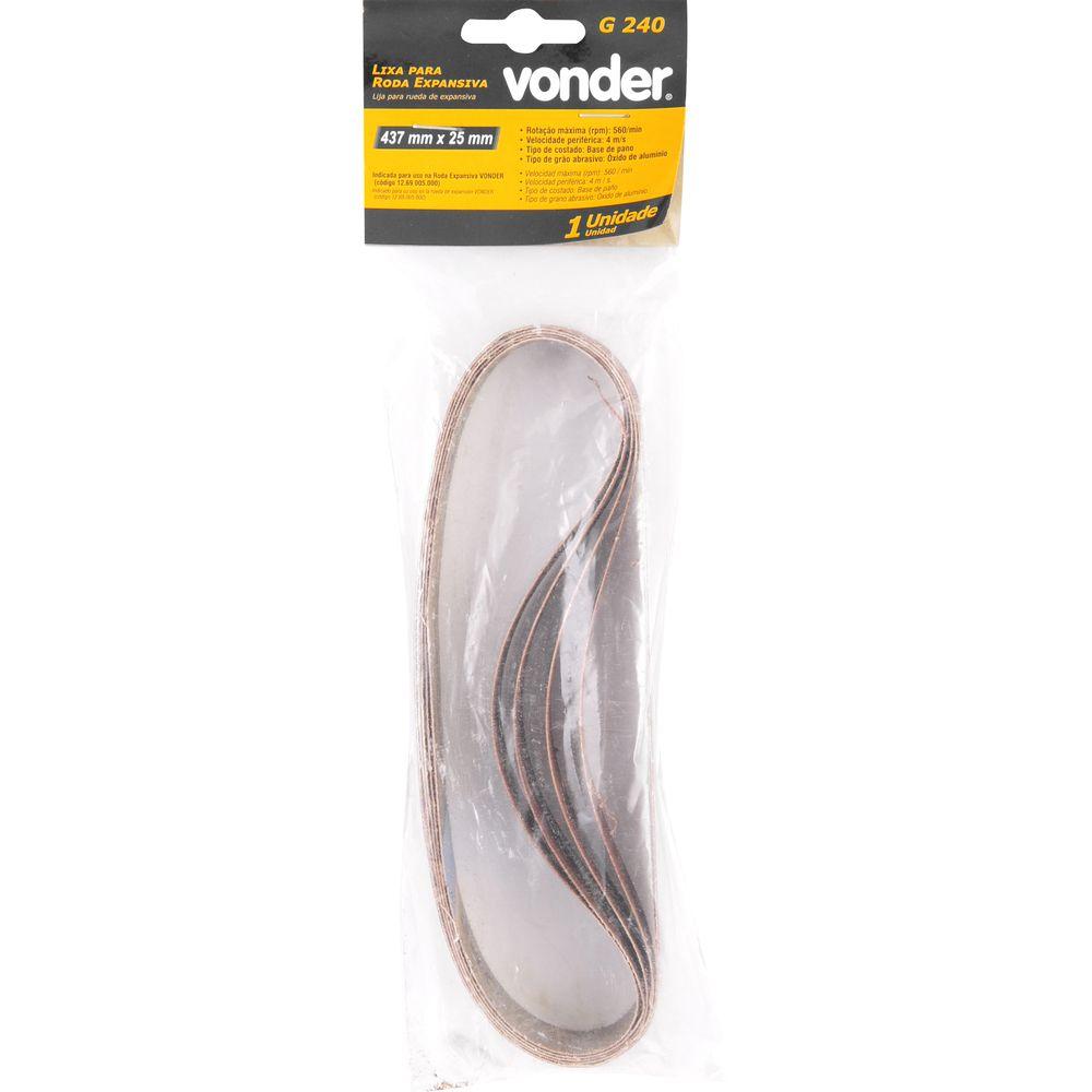 Jogo Lixa Vonder para Roda Expansiva G240 com 5 peças - 1