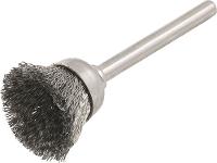 Escova Copo 12mm Inox Com Haste Para Microrretífica Vonder - 1