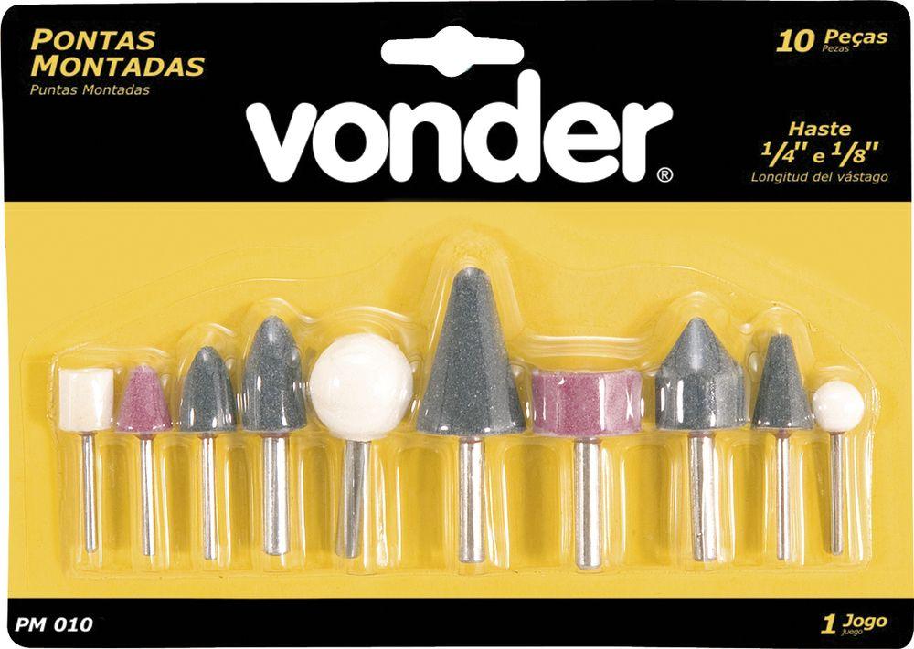 Jogo ponta montada com 10 peças vdp10 Vonder - 2