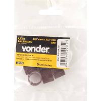 Lixa cilindro 12,7x12,7mm g80 microrretífica c/ 6 pç Vonder - 2