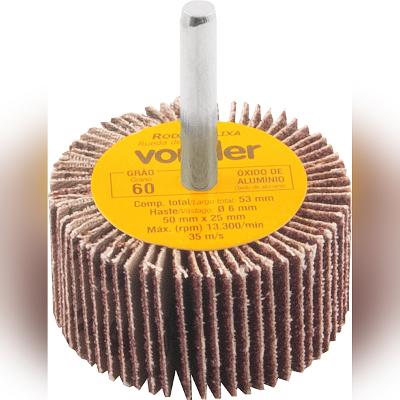 Roda de Lixa 50x25mm com Haste G60 - Vonder