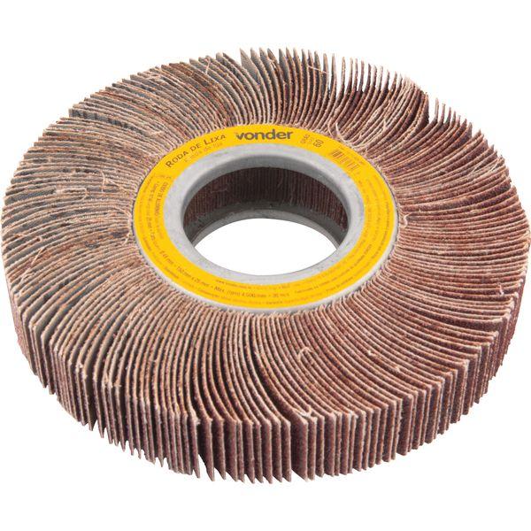 Roda de Lixa 150x25mm sem Haste G60 Vonder - 2