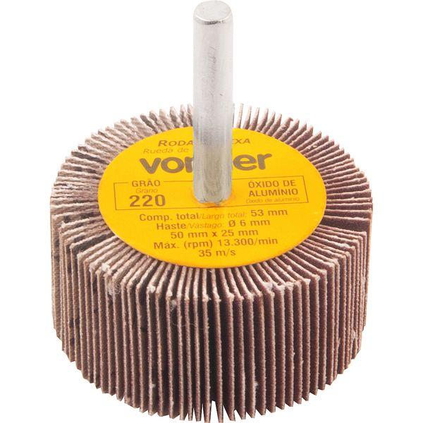 Roda de Lixa 50x25mm com Haste G220 Vonder - 1