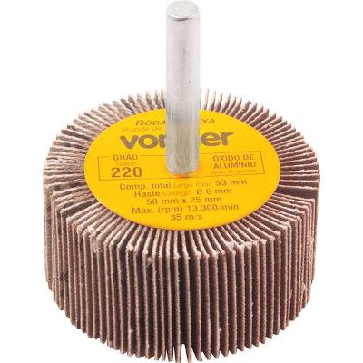 Roda de Lixa 50x25mm com Haste G220 - Vonder