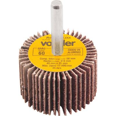 Roda de Lixa 40x25mm com Haste G60 - Vonder