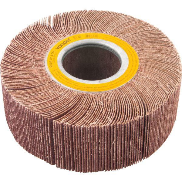 Roda de Lixa 150x50mm sem Haste G80 Vonder - 2