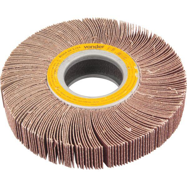 Roda de Lixa 150x25mm sem Haste G100 Vonder - 2