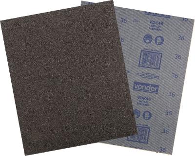 Lixa folha ferro g220 225x275mm vdk-46 com 50 peças Vonder