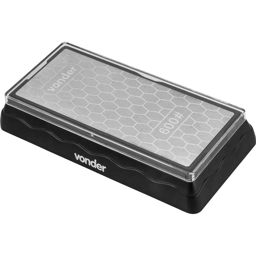 Pedra para afiar diamantada base de 7" dupla face G600/1200 Vonder - 8