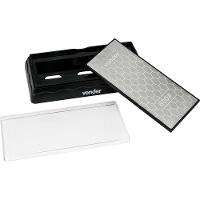 Pedra para afiar diamantada base de 7" dupla face G600/1200 Vonder - 1