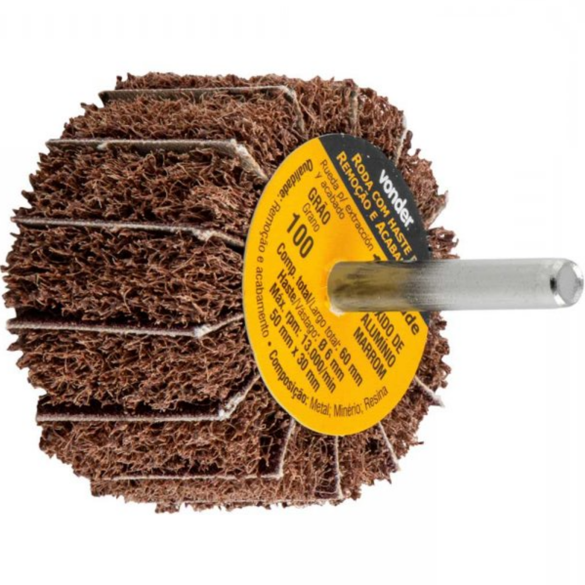 Roda Com Haste Remoção/Acabamento 80X50mm G100 Vonder - 2